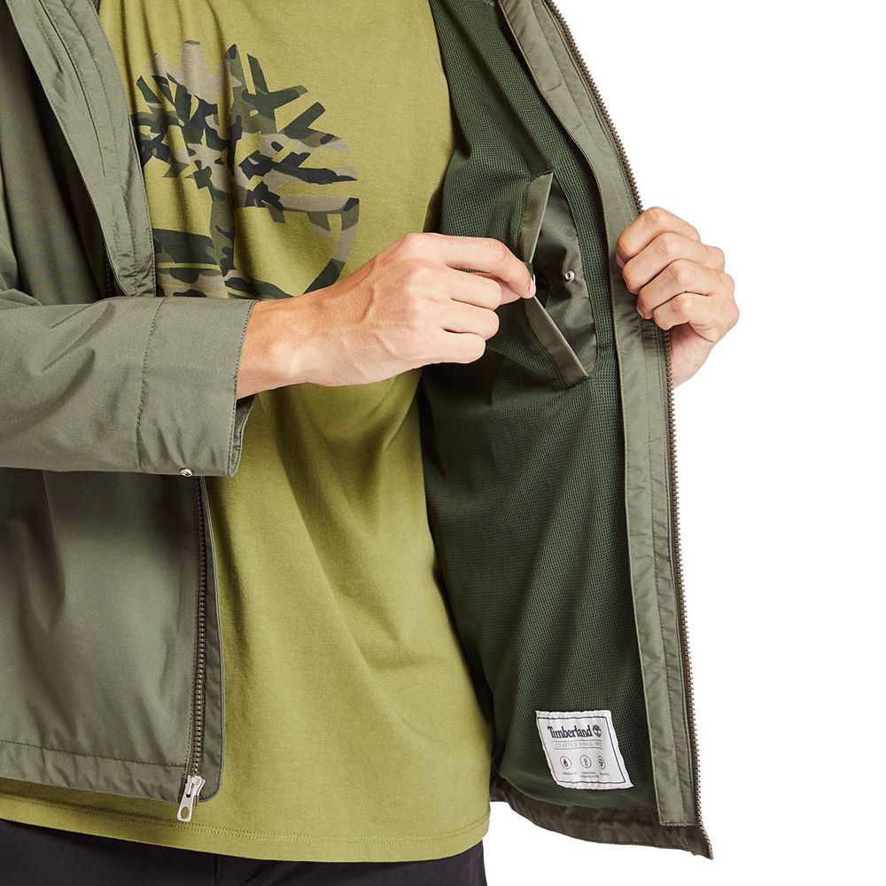 Chaquetas Timberland Argentina Hombre - Ragged Mountain Waterproof - Verde Oliva - PLOYRI-845